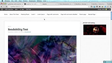 Adaptive Blog Theme: Loose Ends in functions.php and Theme Testing Pointers