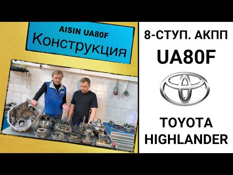 8-ступ. АКПП UA80F Toyota Highlander. Общий обзор.