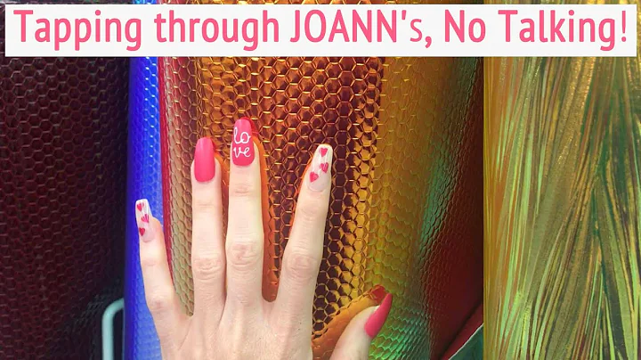 ASMR * Maydel's Custom Video! * Tapping through JOANN Fabrics * Fast Tapping/Scratching *No Talking