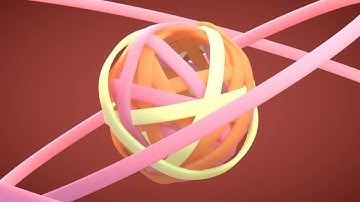 Ball out of Rubber Bands - Blender Geometry Nodes 4.0; Noding-Product