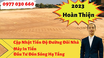 Tiến độ đường đôi nhà máy in tiền-  Đất nền Hòa Lạc-  trantrinhbđs