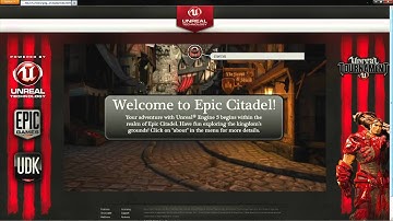 Unreal Engine 3 Support for Adobe Flash Player - Epic Citadel Trailer