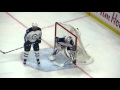 Michael hutchinson in action during the jets  senators hockey game