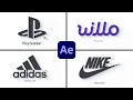Trendy logo animation in after effects  after effects tutorial  simple logo animation