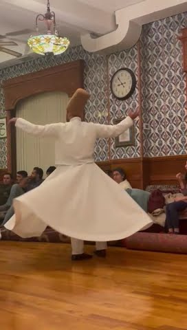 the mystical world of Sufism. Sufi Whirling Dervish performing the sacred Sama dance.