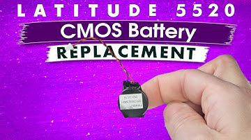 How To Upgrade or Replace Your CMOS Battery | Dell Latitude 5520