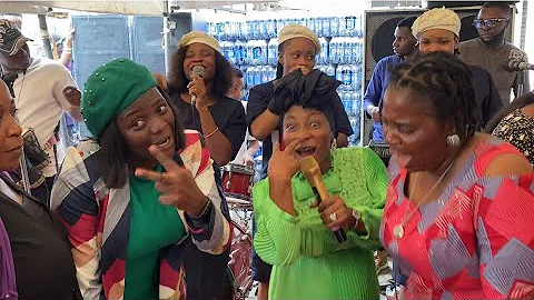 APEKEOLA & ADEYINKA ALASEYORI PRAISED MINISTRATION AT MICHDAV DRINKS MID-YEAR PARTY