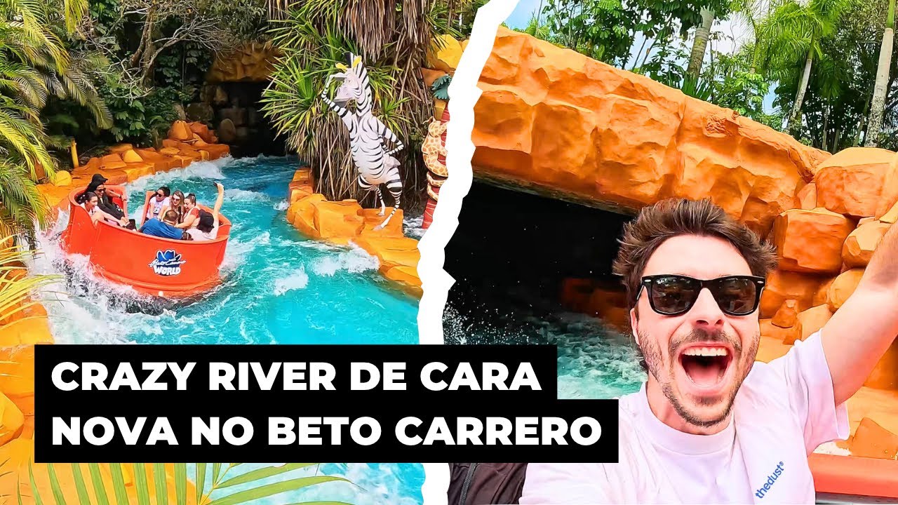 Veja como ficou o MADAGASCAR CRAZY RIVER do BETO CARRERO WORLD após a reforma! PARQUEIROS | 2025