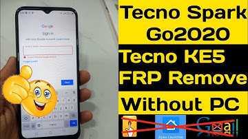 Tecno Spark GO 2020 KE5 FRP Bypass Without PC And Without APK 2022🤩