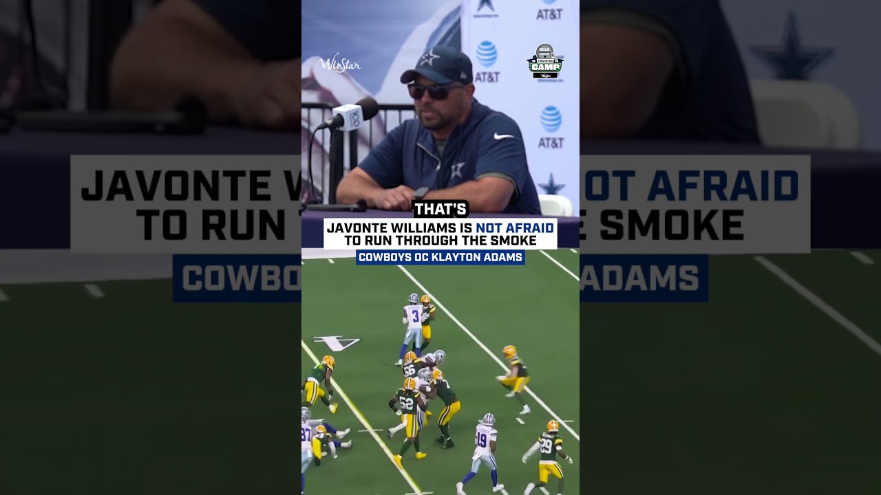 Javonte Williams is NOT AFRAID to run through the smoke