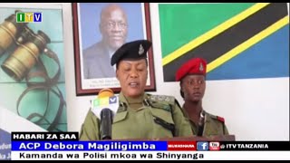 Polisi Shinyanga yawatoa hofu wananchi siku ya uchaguzi.