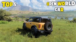 Top 5 Open World Car Driving Games For Android | Best open world games for android