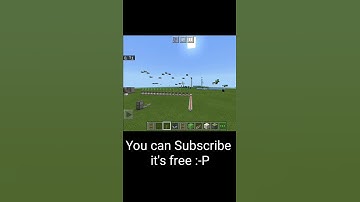 #shorts How to make a wave machine in minecraft pe || in hindi || Subham Gamez #short