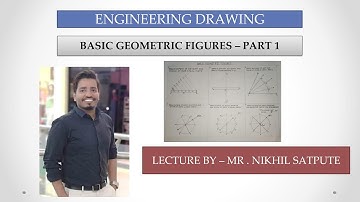 Engineering drawing | Basic geometric figures- part 1 | Easy drawing techniques | Learn with nikhil