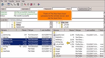 FTP: How to Upload/transfer Files Using FileZilla