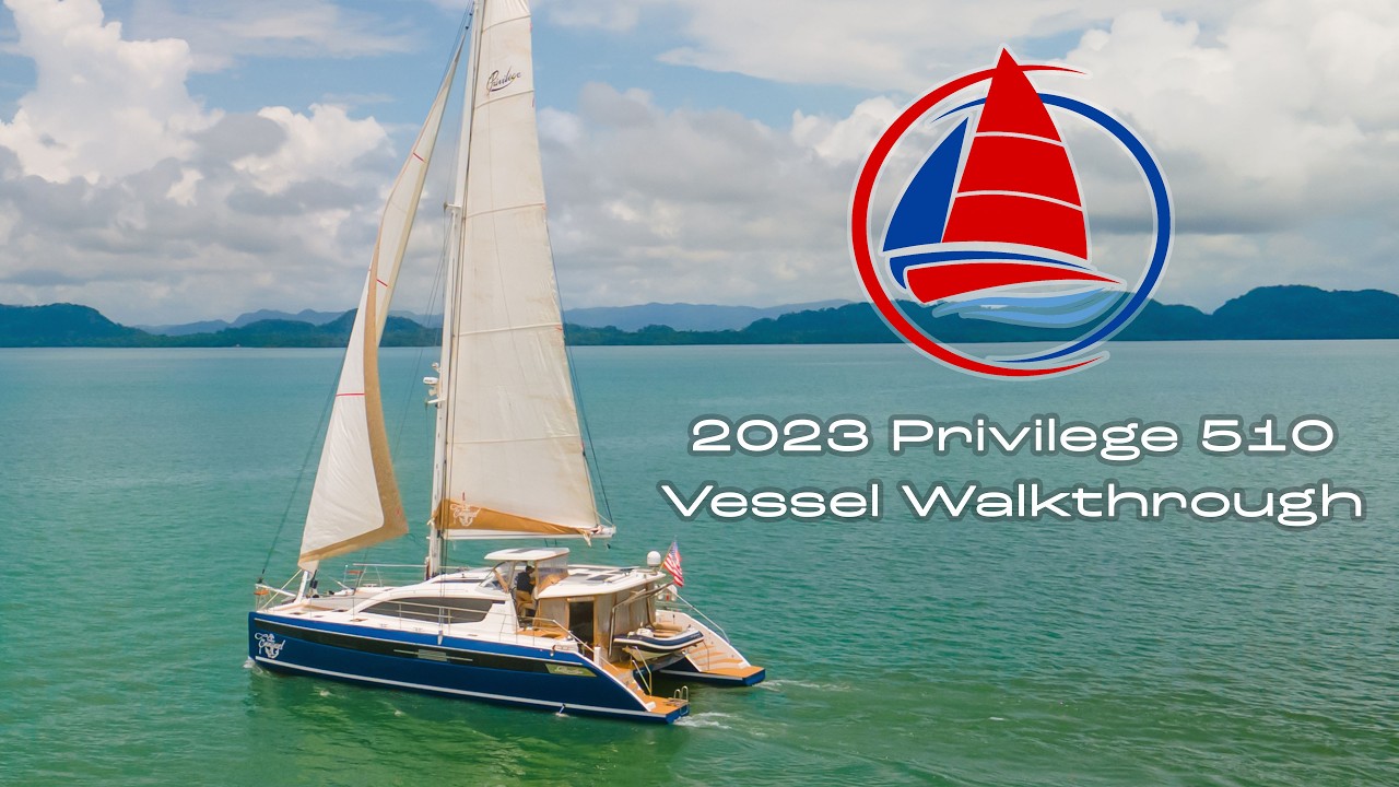 ⁣2023 Privilege Signature 510 Vessel Walkthrough | Catamaran For Sale