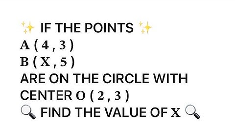 Find the Missing Coordinate on a Circle | Class 10 Coordinate Geometry Problem