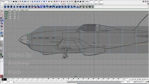 Maya Modeling Basics: Airplane pt. 5