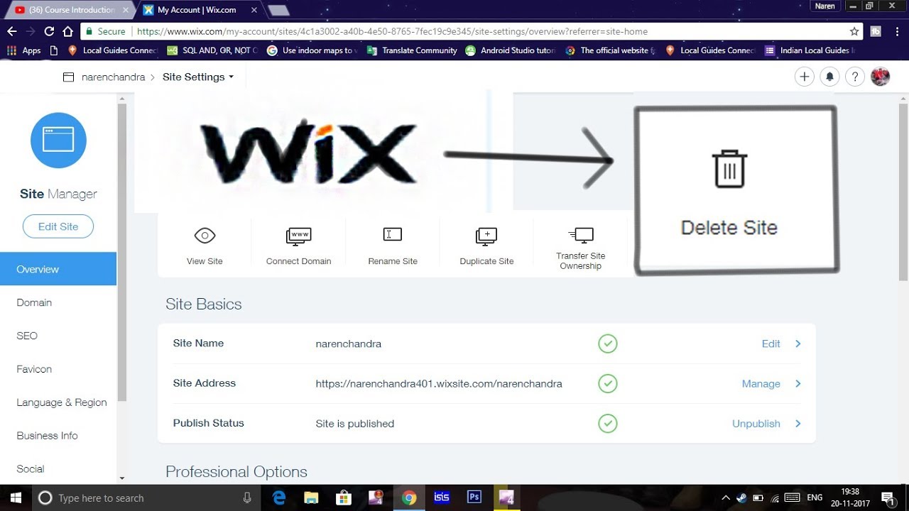 How To Delete a Website on Wix  26  wix.com