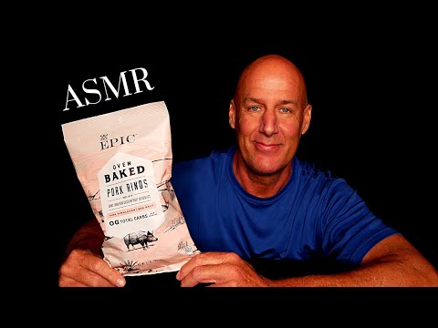 ASMR: EPIC PORK RINDS~EPIC CRUNCH!! PINK HIMALAYAN SEA SALT PORK RINDS + STORYTIME~SOFT SPOKEN