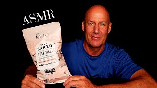 ASMR: EPIC PORK RINDS~EPIC CRUNCH!! PINK HIMALAYAN SEA SALT PORK RINDS   STORYTIME~SOFT SPOKEN