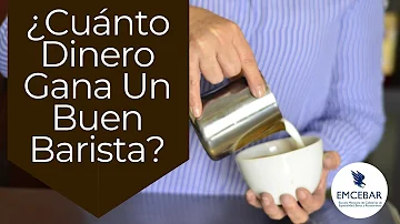 ¿Cuánto dinero gana un barista?