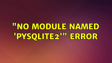 Ubuntu: "No module named 