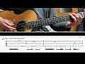 [TAB譜] 眠り(ZARD) Guitar riff [ギター]