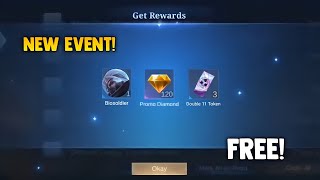 FREE LIMITED SKIN AND PROMO DIAMONDS + DOUBLE 11 TICKET! FREE! (CLAIM NOW!) | MOBILE LEGENDS 2021