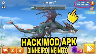 Hungry Dragon V4.0 MOD APK Dinheiro infinito, Dragões Liberados, Versão  Atualizada!!! 