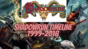 Shadowrun Lore: Time Line (Part 1) 1999-2018