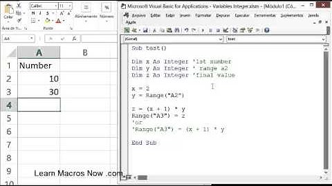Macros Tutorial - Integer Variables