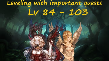 ToS - Leveling with important quests: Way to Fedimian Lv 84 - 103