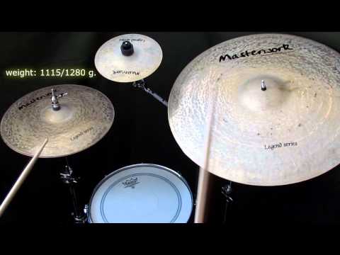 Masterwork Legend Medium H Hat 14"  weight: 1115/1280 g. Sold