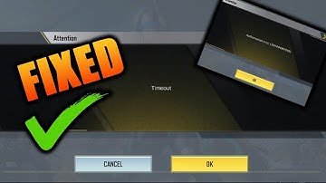 HOW TO FIX CODM TIMEOUT ERROR || OR ANY OTHER ERROR DURING LOGGING IN CODM ||