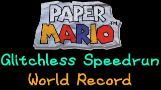 Paper Mario Glitchless Speedrun in 3:40:50 [Current World Record]