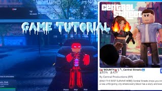 Central streets Roblox (tips and tricks)🔥🔥