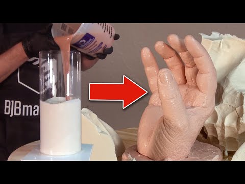 Resin Casting Into Alginate Lifecast Mold With TC-808