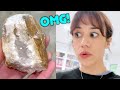 I FOUND CRYSTALS INSIDE THIS ROCK!