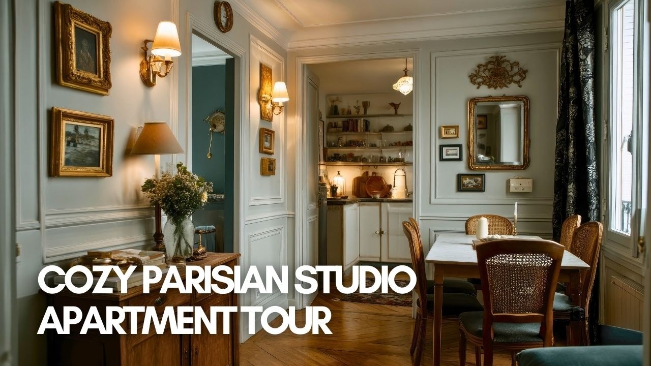 Cozy Parisian Studio Apartment Tour | Inside a Magical Tiny