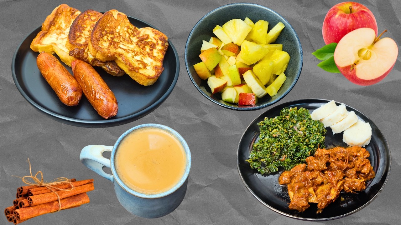 Целый день кенийских домашних блюд (что я ем за день)