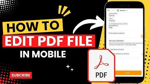 Edit pdf file in mobile/pdf editor for Android/best pdf editor