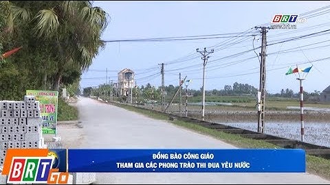 Đồng bào Công giáo tham gia các phong trào thi đua yêu nước