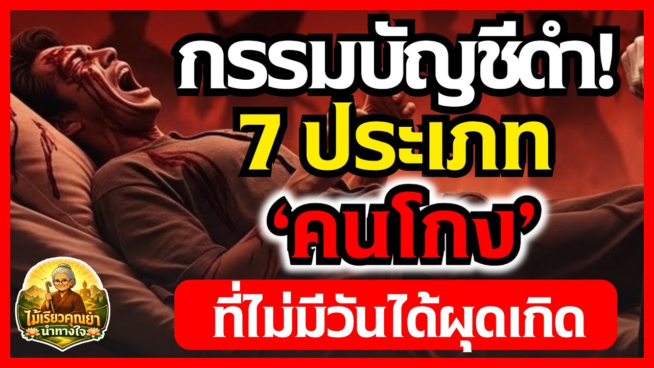 กรรมติดจรวด! เปิดบัญชีดำนรก 7 ประเภทคนโกง ที่ชาตินี้ไม่มีวันได้ผุดเกิด | ธรรมะสอนใจ
