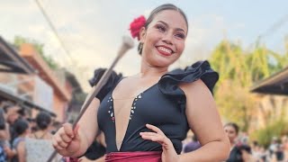 💃 Increíbles Cachiporristas de INJI'S MUSIC BAND 😮 Desfile de San Juan Nonualco 2024