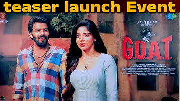 Sudigali Sudheer, Divya Bharathi’s GOAT movie teaser launch Event || Telugu 7 media