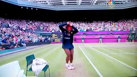 Serena Williams C - Walks after winning gold medal London Olympics 2012