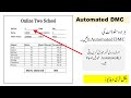 Automated School DMC in Excel