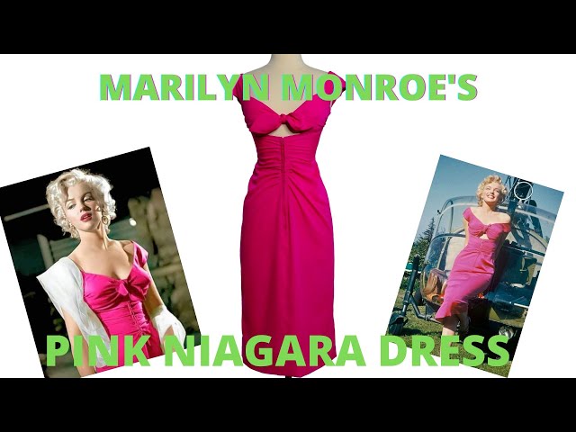marilyn monroe niagara pink dress She's here and she's a beauty! The Niagara Dress is inspired by the pink wiggle dress worn by Marilyn Monroe in the 1953 film Niagara, which was originally created by the talented
