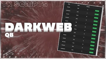 FiveM | [QB] [Script] Dark Web (With UI) | qb_tk_darkweb